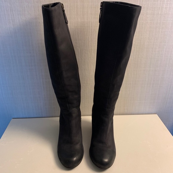 BP Nordsrtrom Transit Tall Black Leather Boot 6.5 - Picture 2 of 6